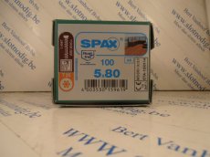 Spax-D Terras Inox A2 5x80 mm/ st