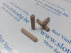 Drevel in beukenhout 40x8 mm