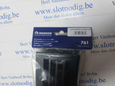Deurrooster 761 Pvc Zwart  450x90 mm
