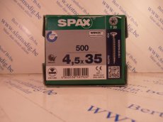 Spax T-star plus 4,5x35 mm/ st wirox