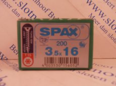 Spax T-star plus Inox A2 3,5x16 mm/ st