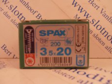 4355699i Spax T-star plus Inox A2 3,5x20 mm/ st