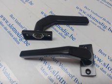 Deurkruk Weka 440 (50) op rozet Bruin/stuk